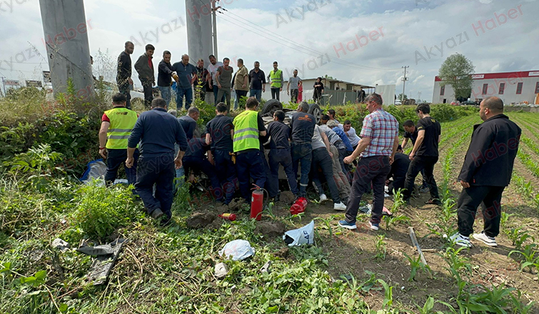 D-100'de feci kaza: 2 yaralı