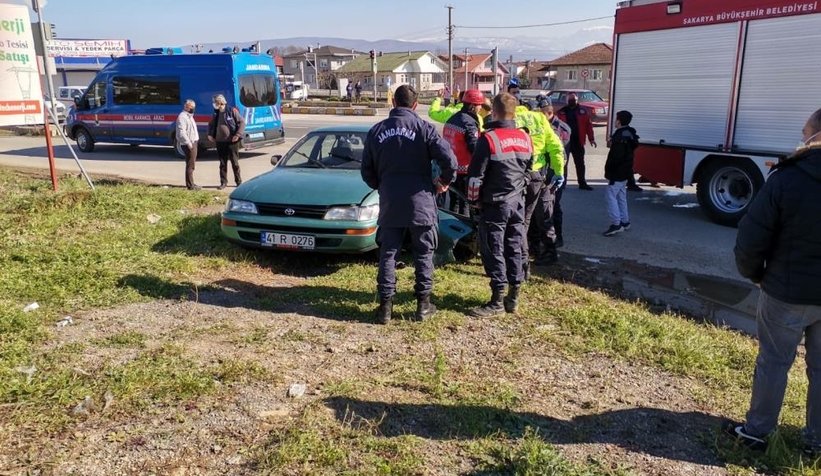 D-100'de kaza: 1 yaralı