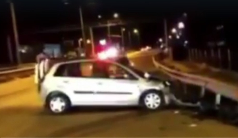 D-100'de kaza: 2 yaralı