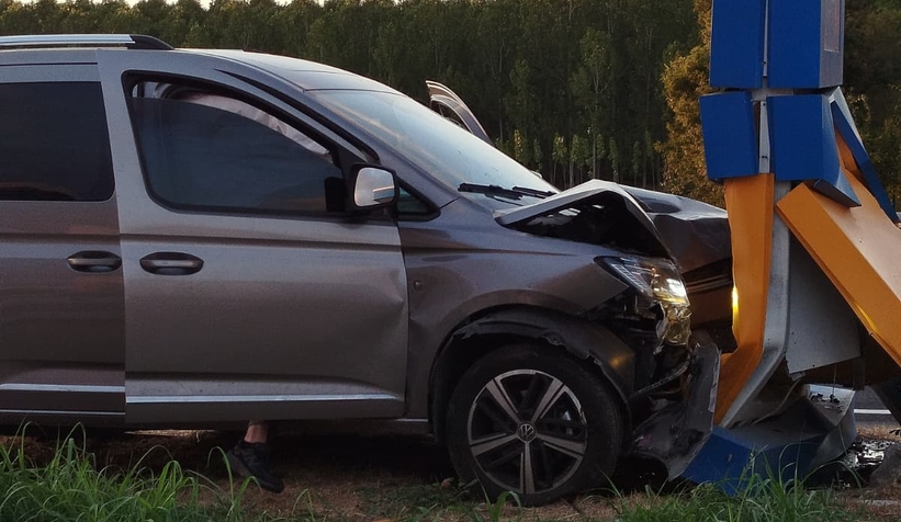 D-100'de kaza: 3 yaralı