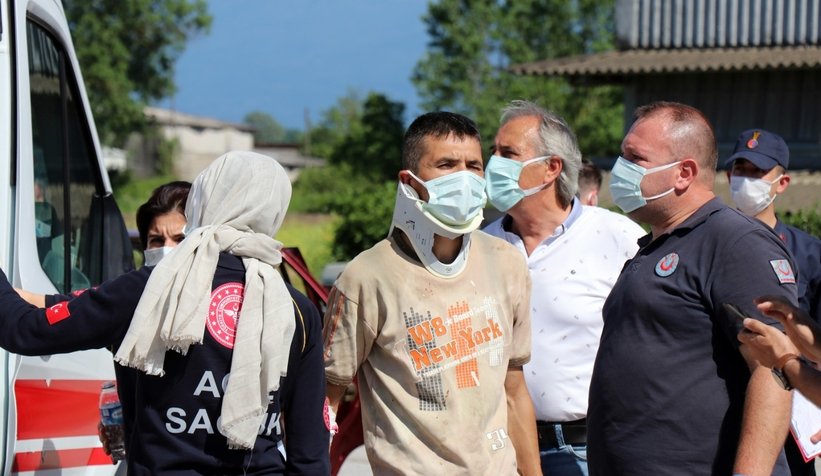 D-100'de kaza:1'i çocuk 5 yaralı