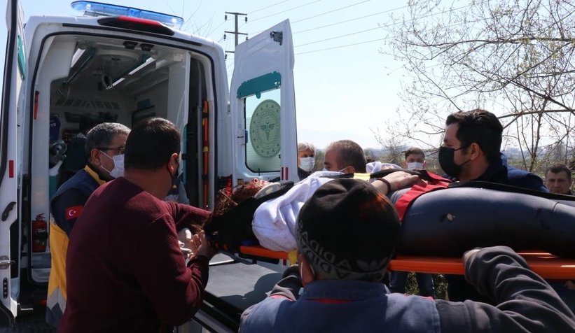 D-100'de kaza: 3 yaralı