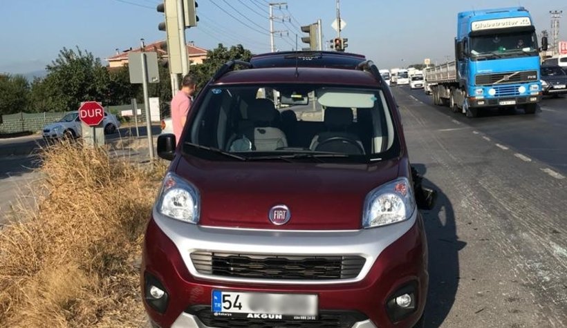 D-100'de korkutan kaza