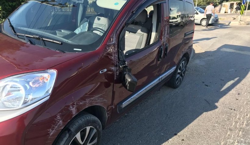 D-100'de korkutan kaza