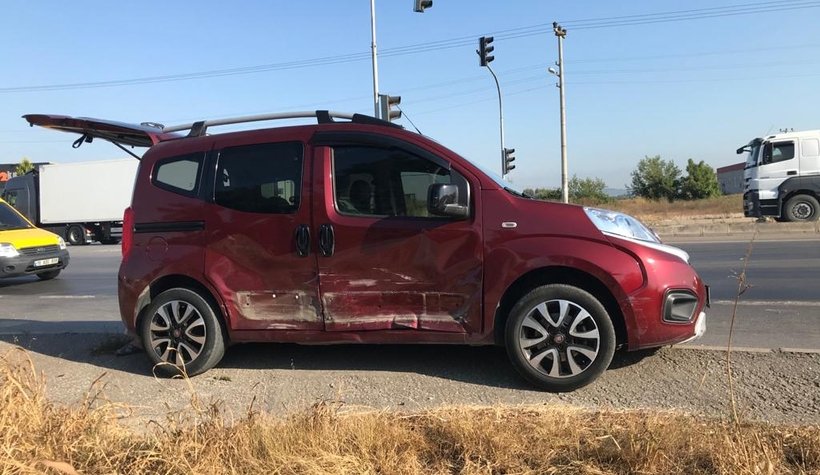 D-100'de korkutan kaza