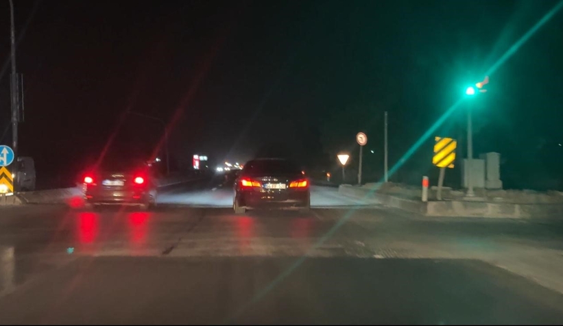 D-100'de teker yakarak yarıştılar