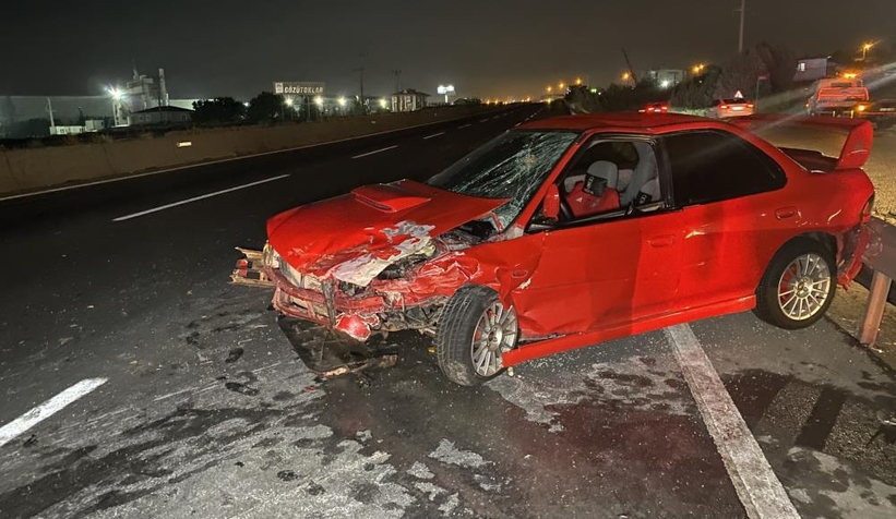 D-100'de zincirleme kaza