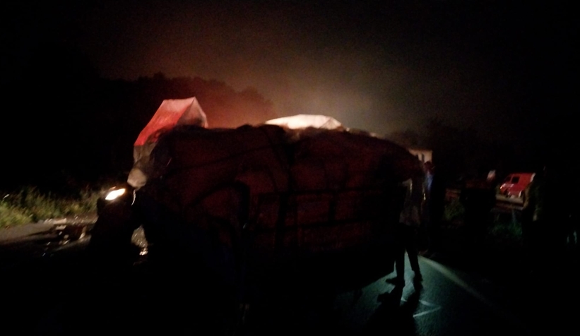 D-100 savaş alanına döndü