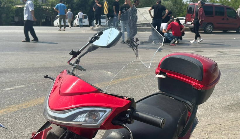 D-100’de korkutan kaza!