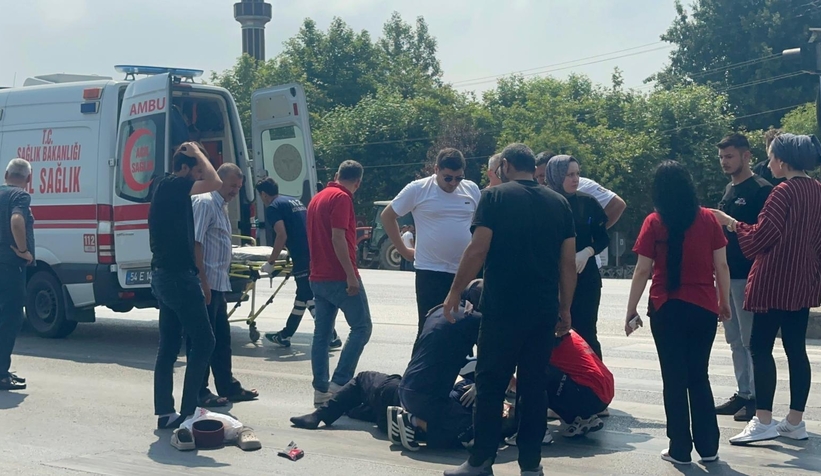 D-100’de korkutan kaza!