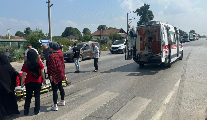 D-100’de korkutan kaza!