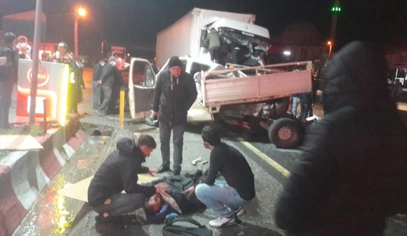 D-650'de dehşet anları: 1 ölü, 2 yaralı