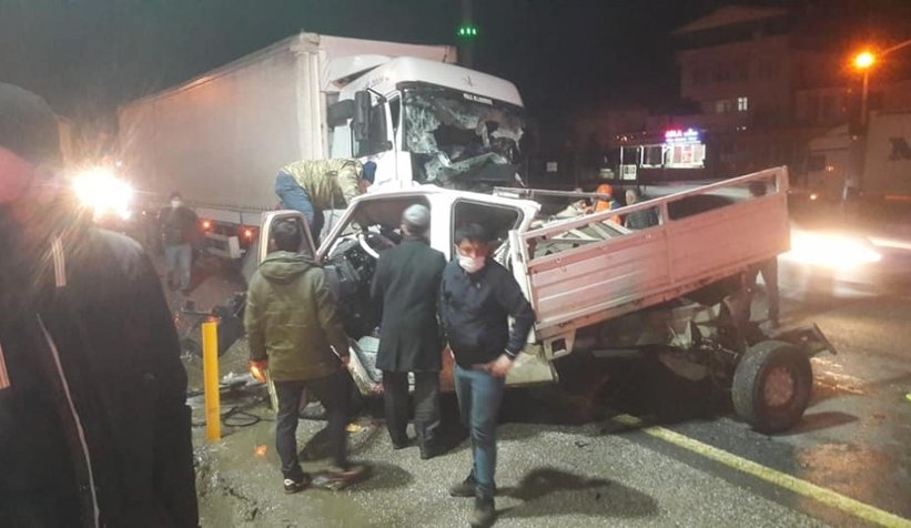 D-650'de dehşet anları: 1 ölü, 2 yaralı