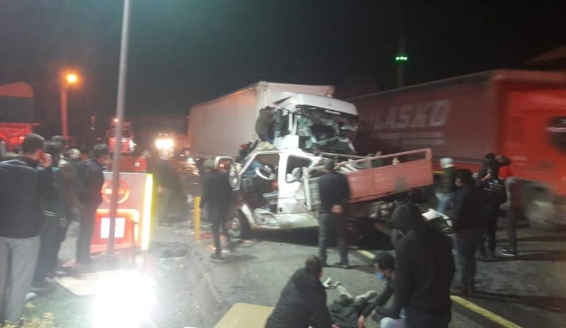 D-650'de dehşet anları: 1 ölü, 2 yaralı