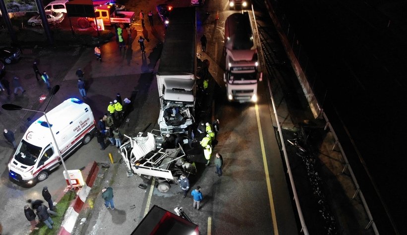 D-650'de dehşet anları: 1 ölü, 2 yaralı