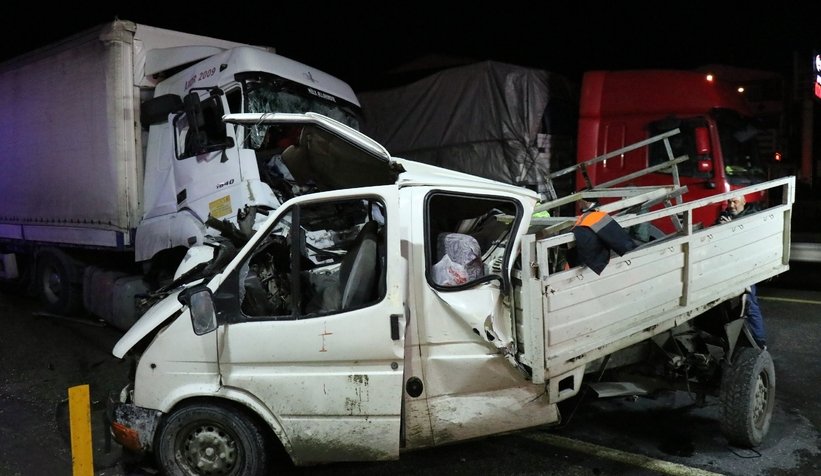 D-650'de dehşet anları: 1 ölü, 2 yaralı