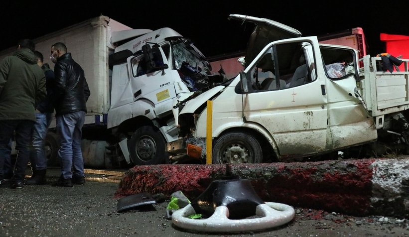 D-650'de dehşet anları: 1 ölü, 2 yaralı