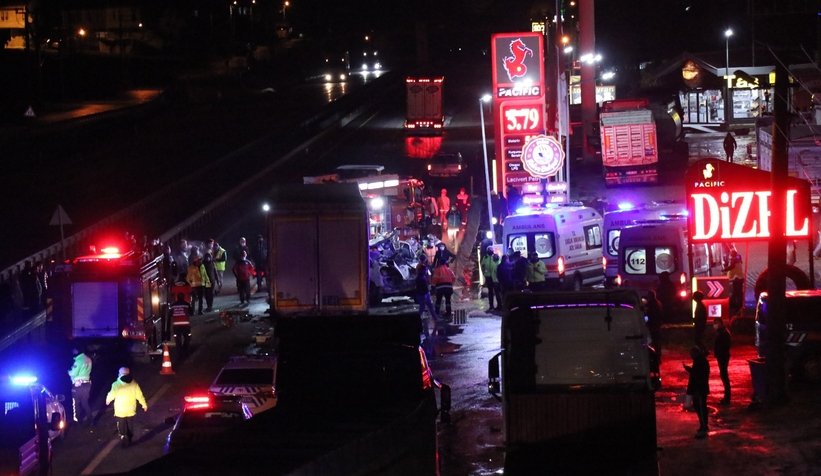 D-650'de dehşet anları: 1 ölü, 2 yaralı