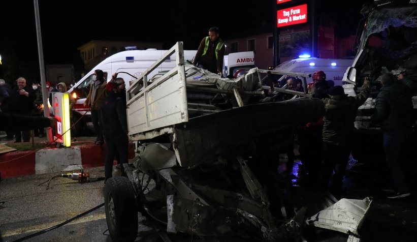 D-650'de dehşet anları: 1 ölü, 2 yaralı