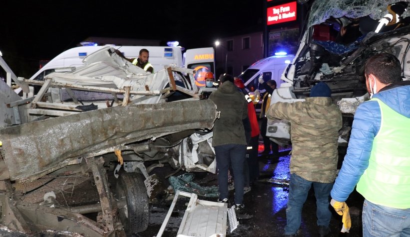 D-650'de dehşet anları: 1 ölü, 2 yaralı