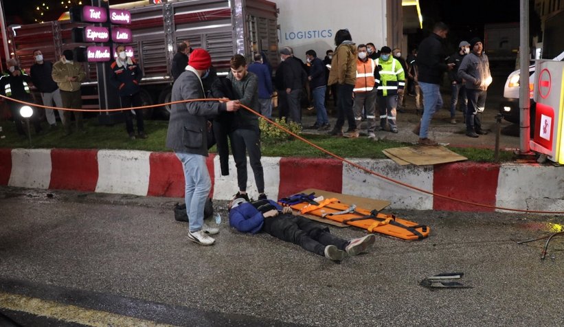 D-650'de dehşet anları: 1 ölü, 2 yaralı