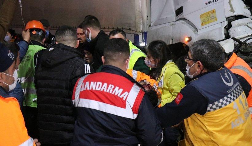 D-650'de dehşet anları: 1 ölü, 2 yaralı