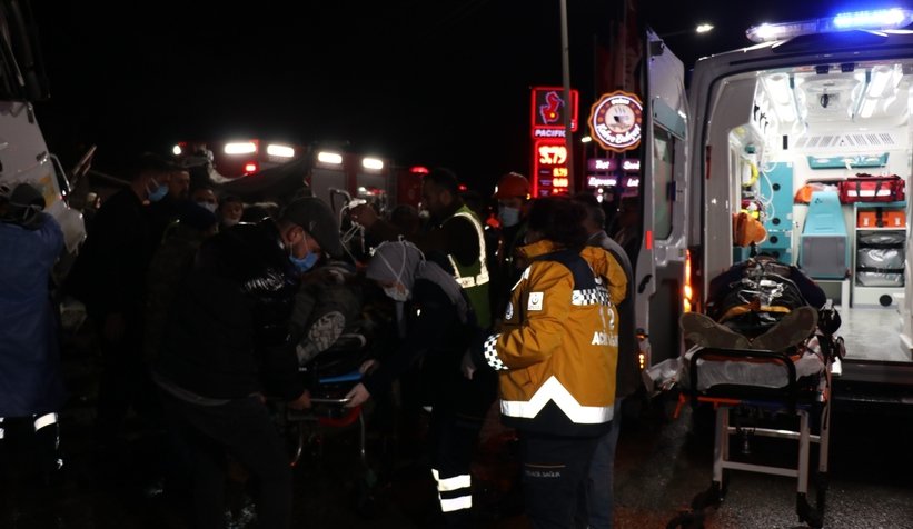 D-650'de dehşet anları: 1 ölü, 2 yaralı