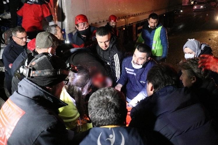 D-650'de dehşet anları: 1 ölü, 2 yaralı