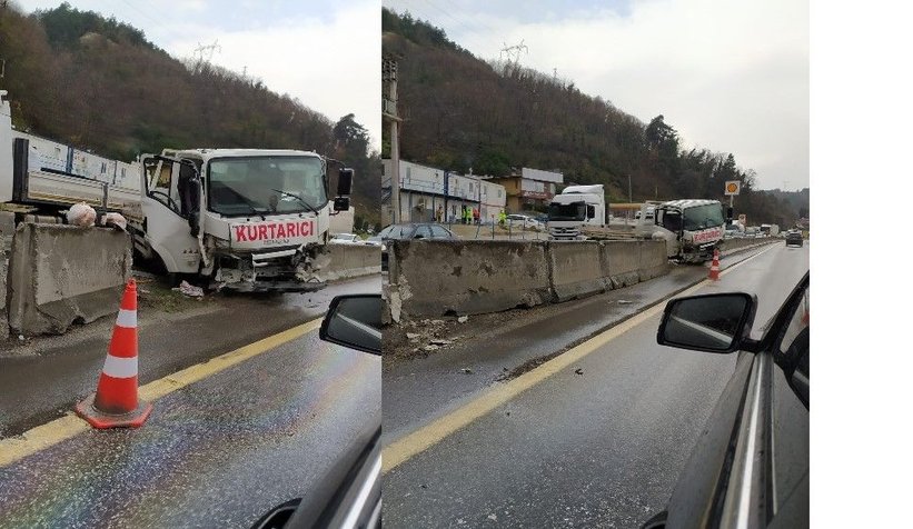 D-650'de faciayı beton bariyerler önledi