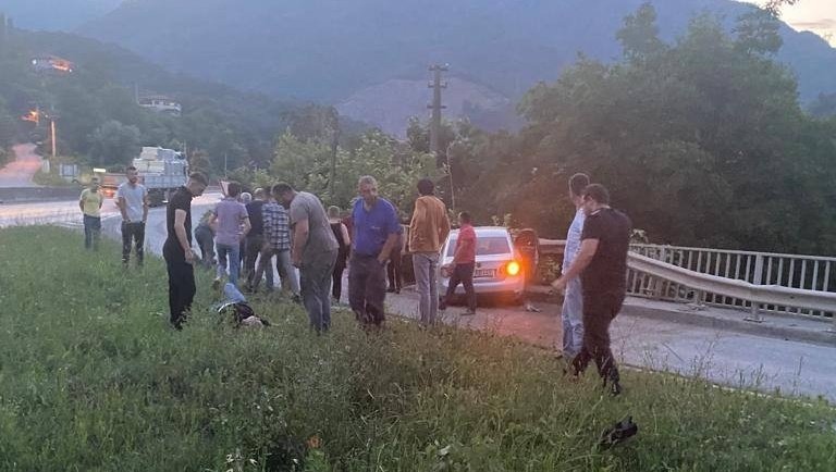 D-650'de feci kaza: 2 yaralı