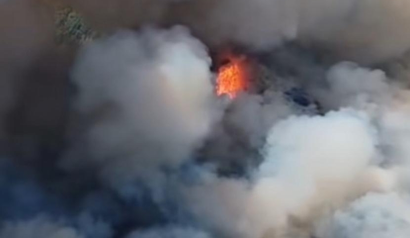 D-650 karayolunun Bilecik yönü yangın nedeniyle trafiğe kapatıldı