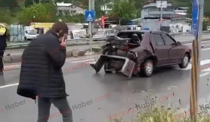 D100 Kara yolunda Kaza 