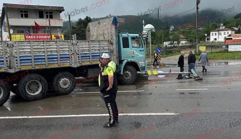 D100 Kara yolunda Kaza 