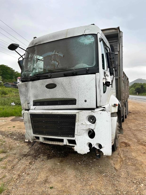 D140'ta Ortalık Savaş Alanına Döndü: Alkollü Sürücü Kamyonla Ortalığı Birbirine Kattı