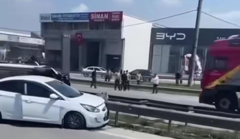 D650'de Korkutan Kaza kazazedelerin yardımına koştular