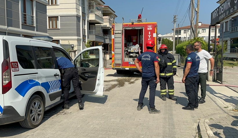 Dairede çıkan yangın paniğe neden oldu