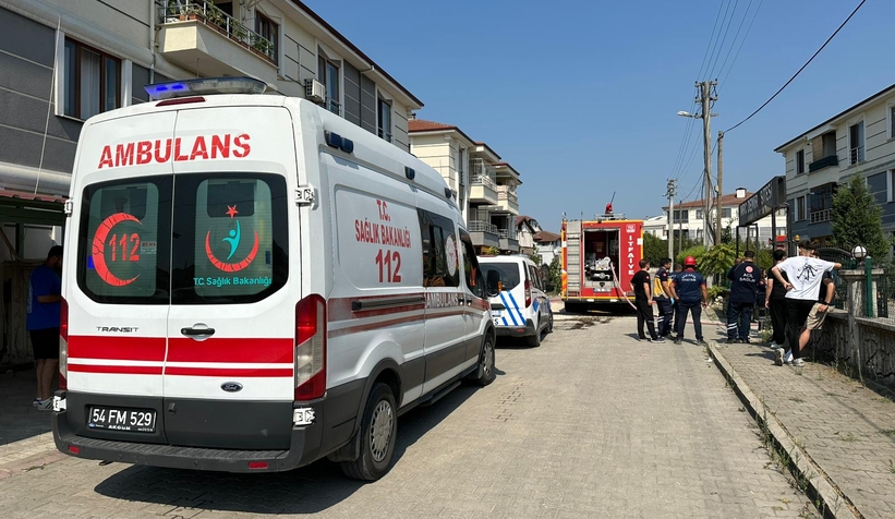 Dairede çıkan yangın paniğe neden oldu