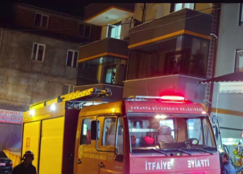 Dairede yangın paniği