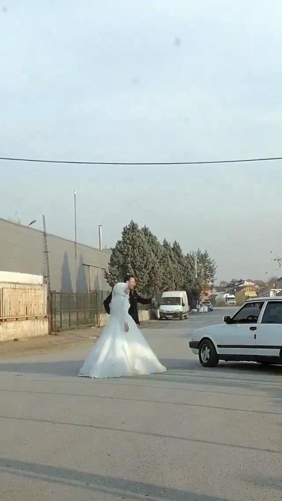 Damat istedi, sürücü terör estirdi