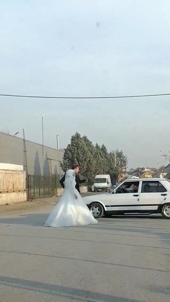 Damat istedi, sürücü terör estirdi
