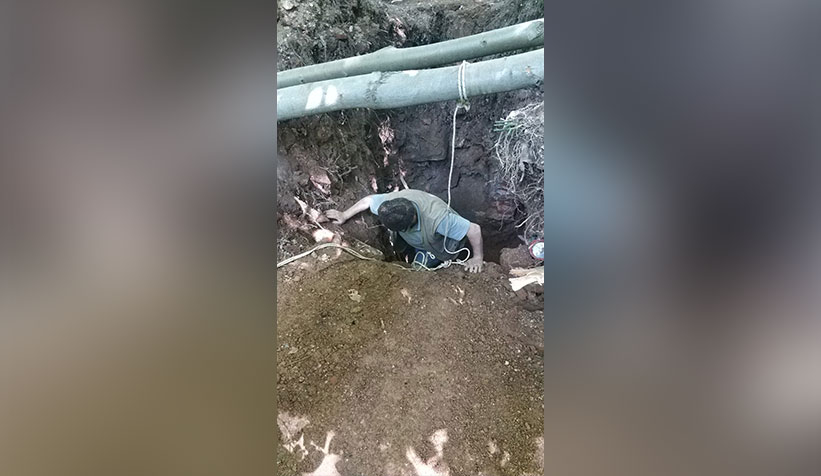 Defineciler suçüstü yakalandı