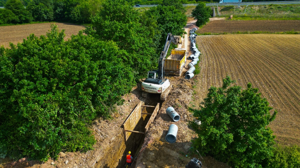 Değirmencik'e 5 bin metrelik yeni hat