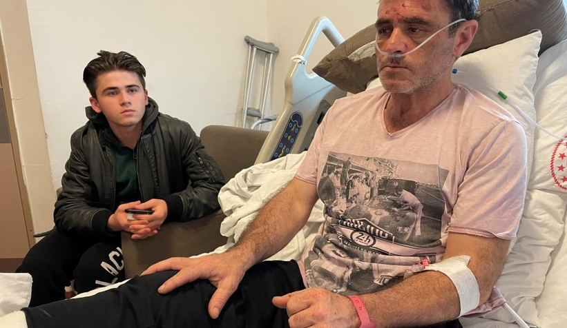 Dehşet anları; Ölesiye darp edildiler