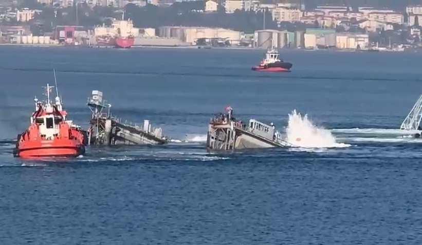 Denizde can pazarı: Batan yüzer havuzdan böyle atladılar