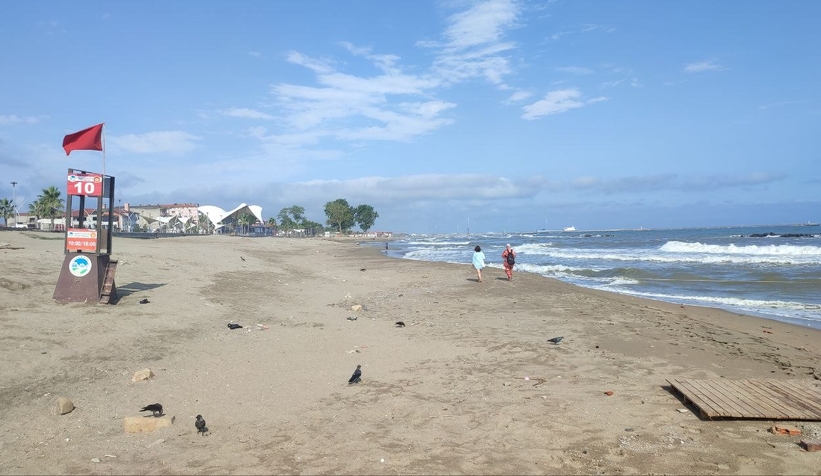 Denize girişler bugünde yasak