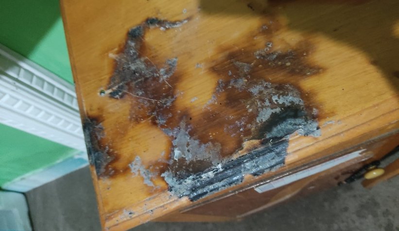 Deodorant bomba gibi patladı