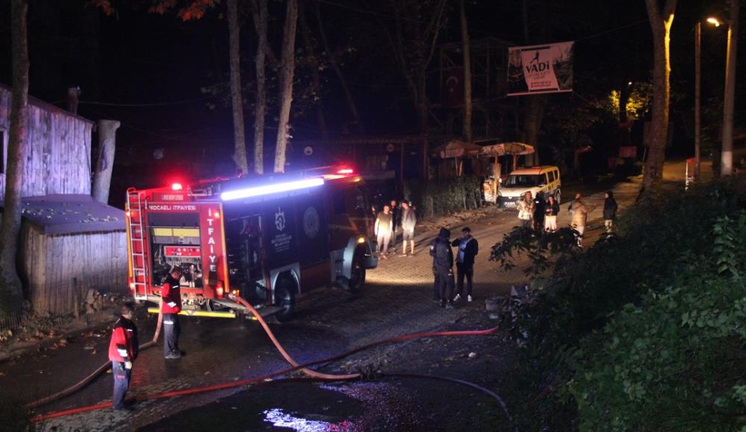 Depo alevlere teslim oldu