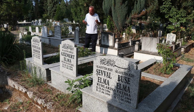 Depremde eşi ve 3 çocuğunu kaybetmişti; 26 yıldır dinmeyen acı