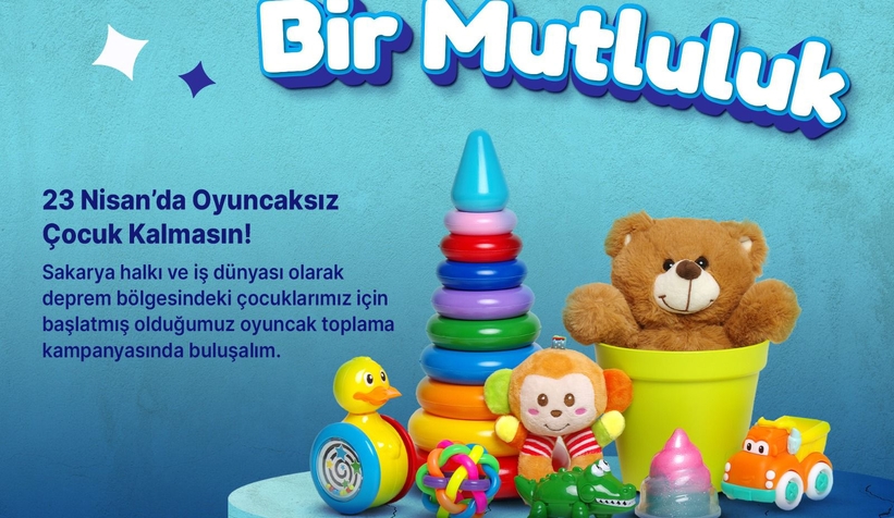 Depremzede çocuklar için oyuncak bağış kampanyası
