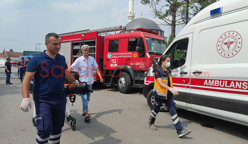Dereye düşen işçiyi itfaiye kurtardı